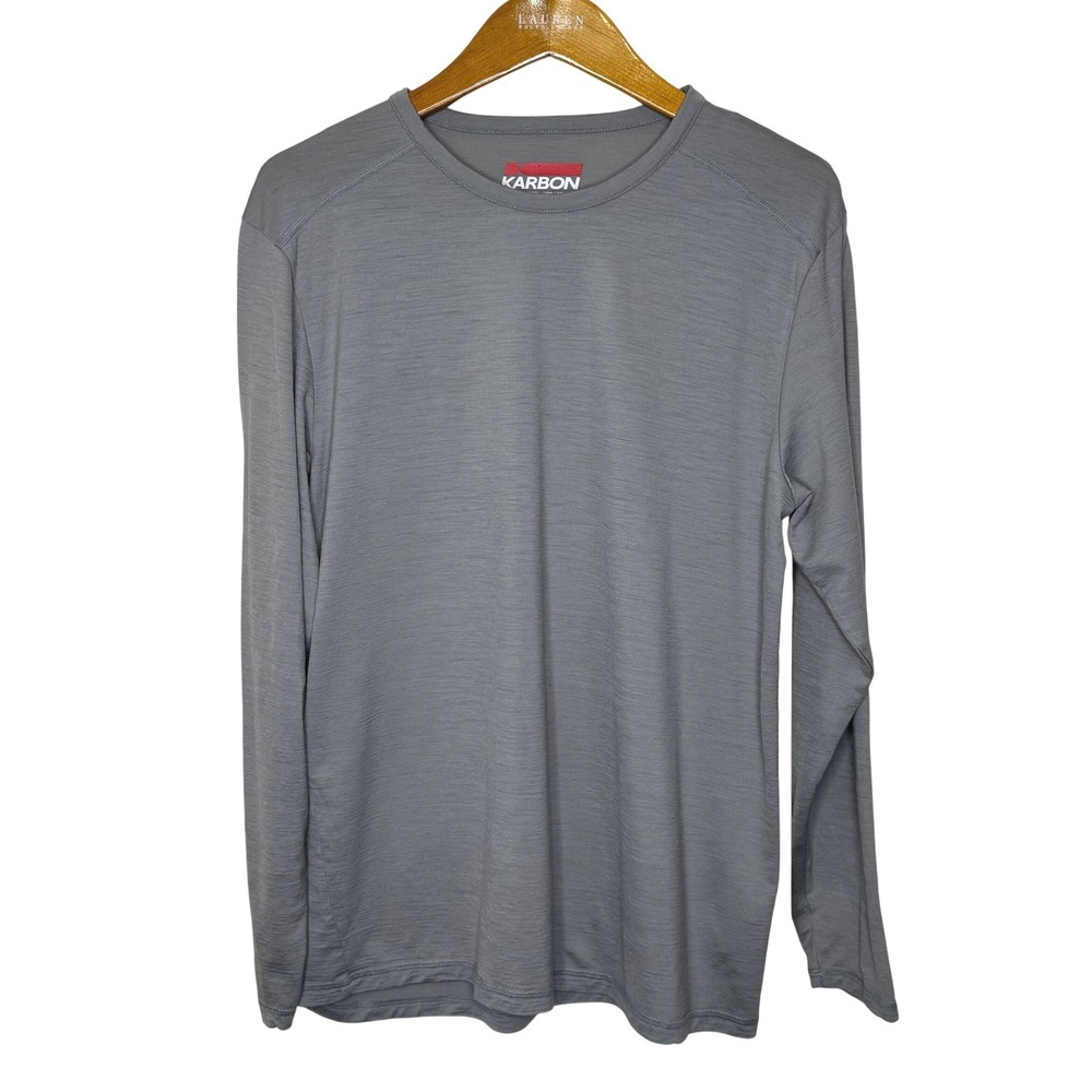 Karbon Merino‎ Wool Long Sleeve Baselayer Mens XL Gray